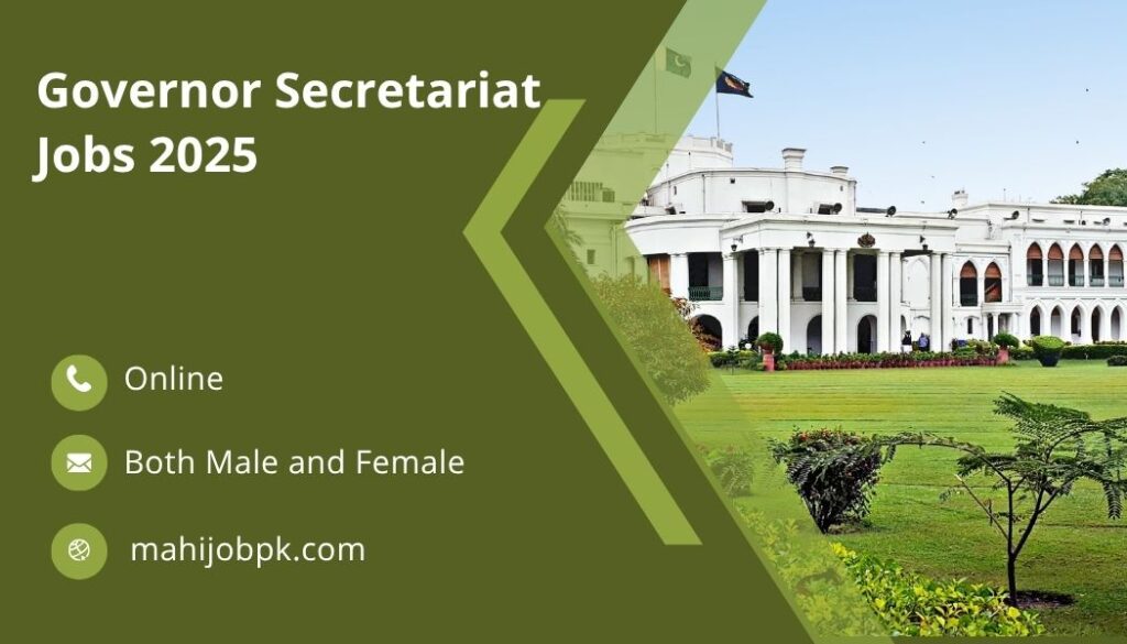 Governor Secretariat Jobs 2025