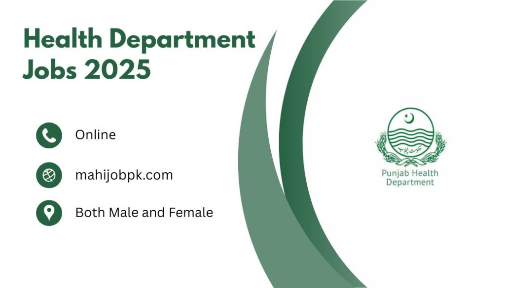 Health Department Jobs 2025