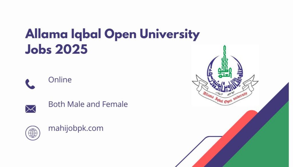 Allama Iqbal Open University Jobs 2025
