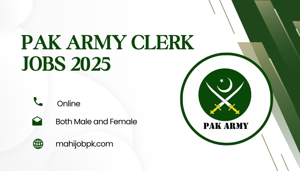 Pak Army Clerk Jobs 2025