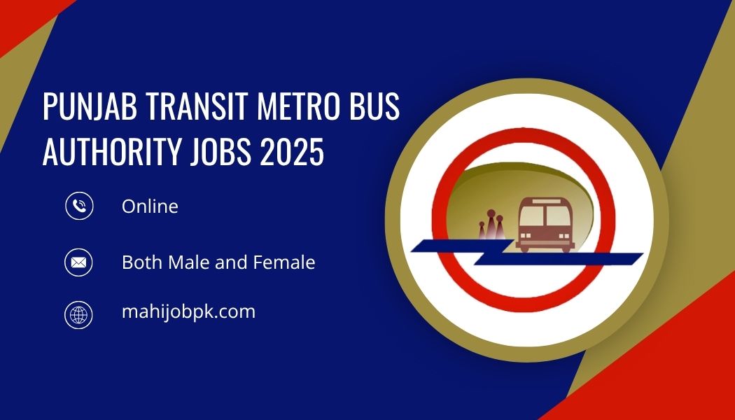 Punjab Transit Metro Bus Authority Jobs 2025