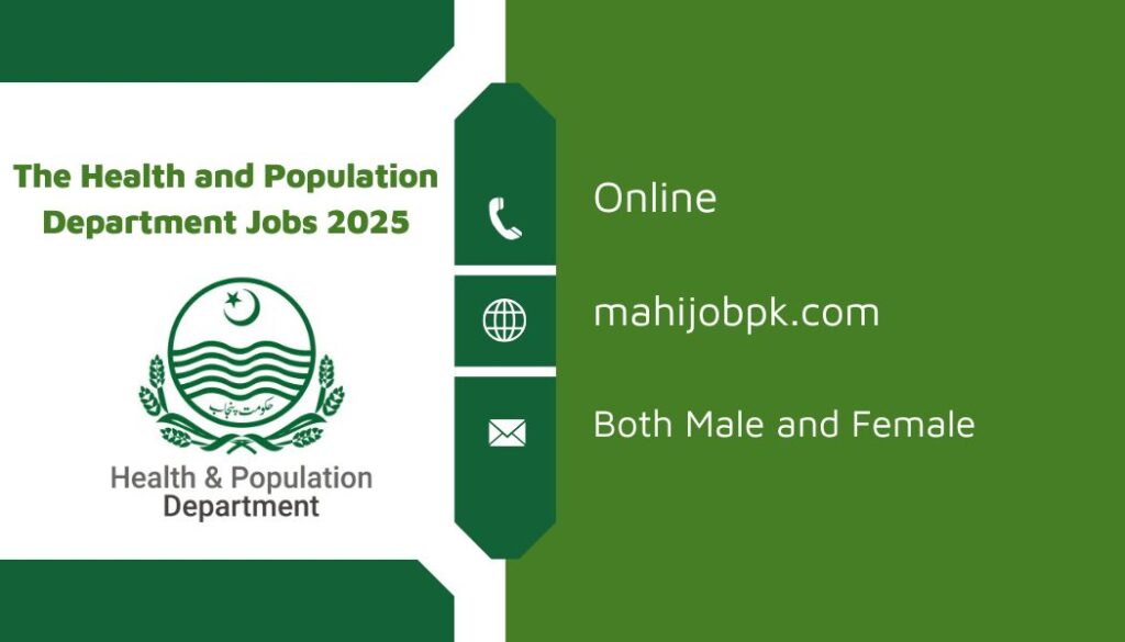 The Health and Population Department Jobs 2025