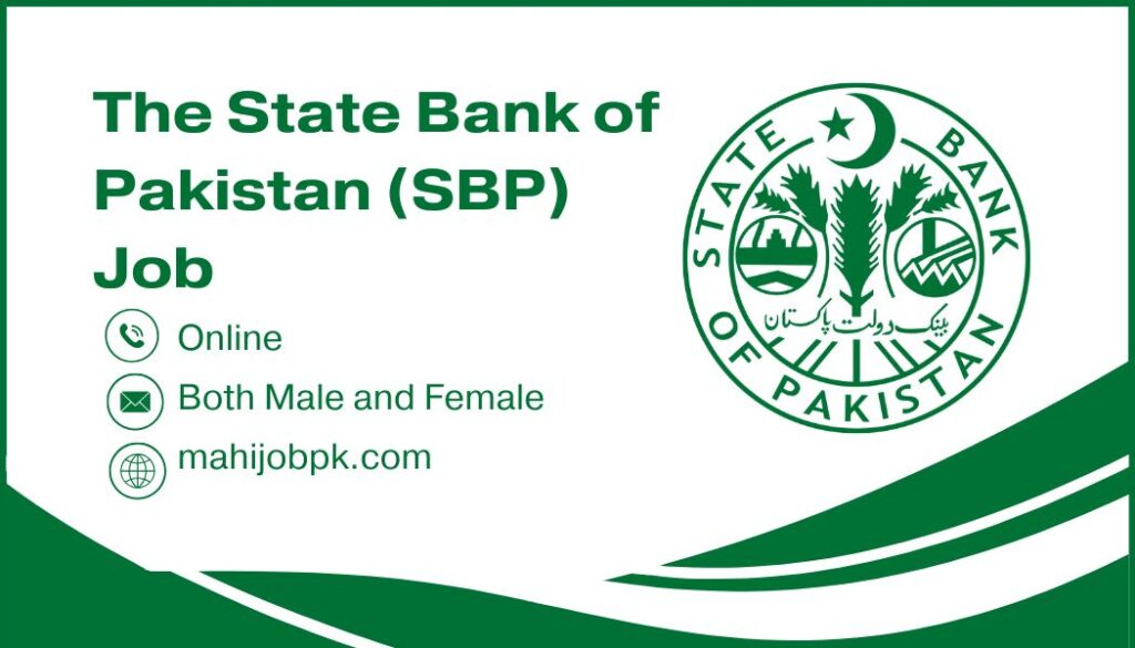 The State Bank of Pakistan (SBP) Job