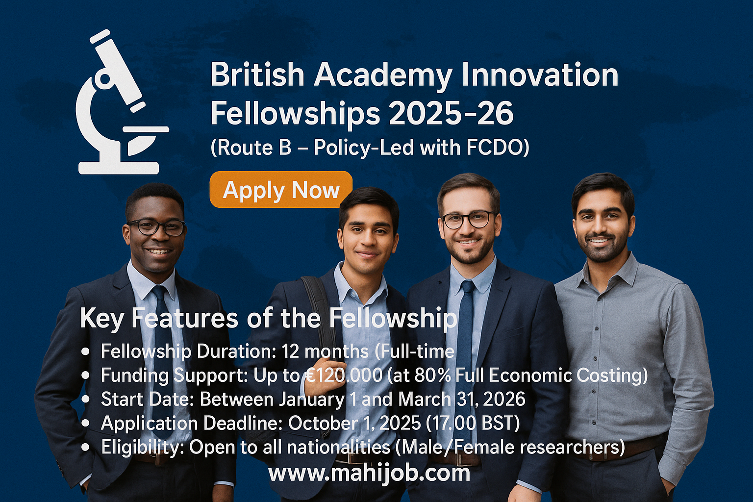 British Academy Innovation Fellowships 2025–26 (Route B – Policy-Led with FCDO) | Apply Now